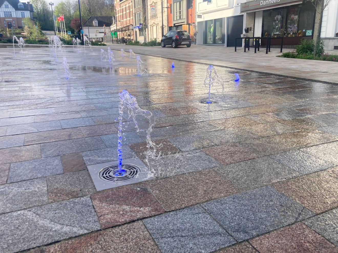 Gavere Oude Markt Portugese graniet Maceira