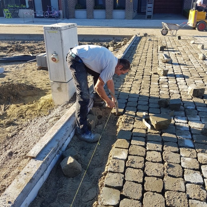 Plaatsing van natuursteen