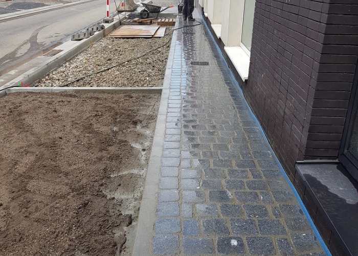 Inwassen gezaagde Portugese Graniet Roriz