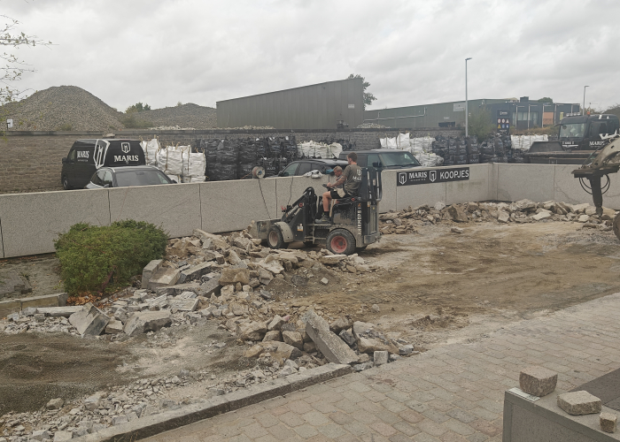 Heraanleg showpark Maris Natuursteen