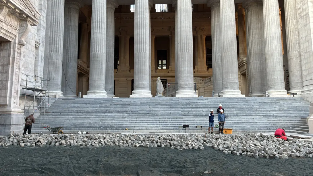 Cour d'honneur Justitiepaleis Brussel